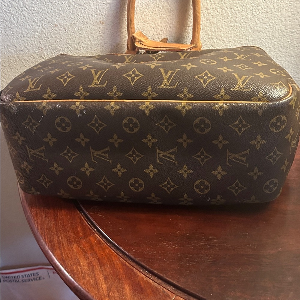 Louis Vuitton Brown Monogram Top-Handle  Deauville Satchel - Picture 6 of 13